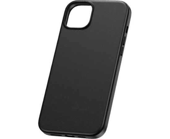 Phone Case for iPhone 15 Pro Baseus Fauxther Series (Black)