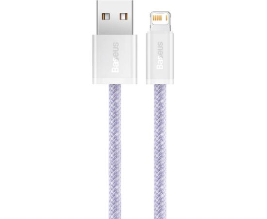 USB cable for Lightning Baseus Dynamic 2 Series, 2.4A, 2m (purple)