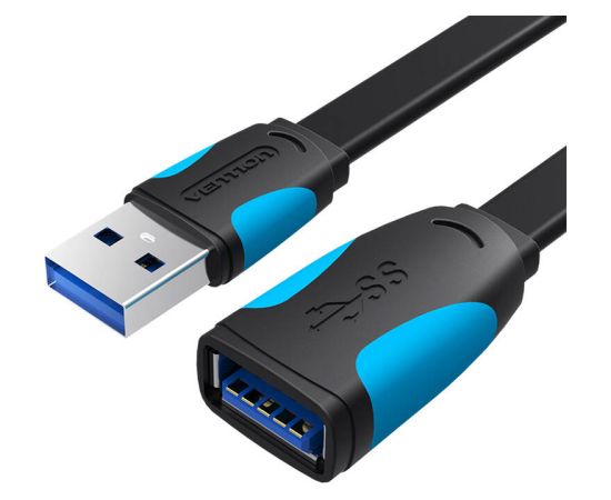 Flat USB 3.0 extender Vention VAS-A13-B300 3m Black