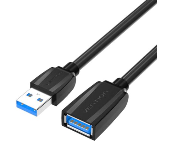 Extension Cable USB 3.0, male USB to female USB, Vention 2m (Black)