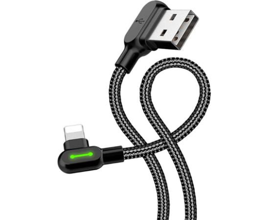 USB to Lightning cable, Mcdodo CA-4679, angled, 3m (black)