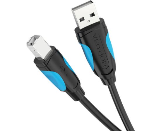 USB 2.0 A male to USB-B male printer cable Vention VAS-A16-B500 5m Black PVC