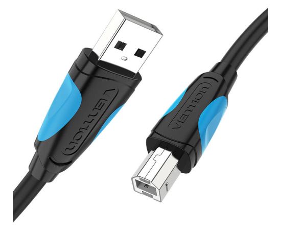 USB 2.0 A male to USB-B male printer cable Vention VAS-A16-B500 5m Black PVC