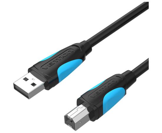 USB 2.0 A male to USB-B male printer cable Vention VAS-A16-B500 5m Black PVC