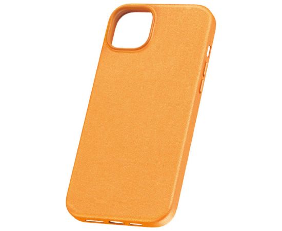 Phone Case for iPhone 15 Plus Baseus Fauxther Series (Orange)