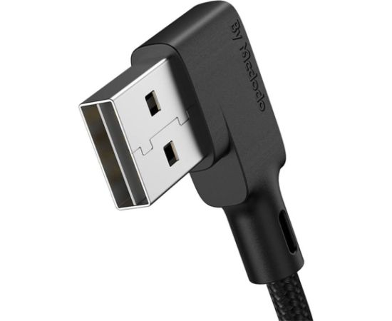 USB to Lightning cable, Mcdodo CA-7300, angled, 1.8m (black)