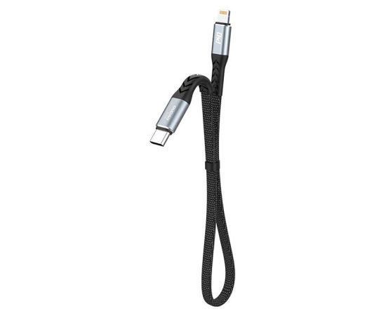 USB-C to Lightning Dudao 20W PD 0.23m Cable (Black)