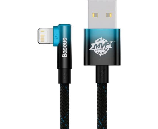 Baseus MVP 2 Lightning 1m 20W cable - (black-blue)