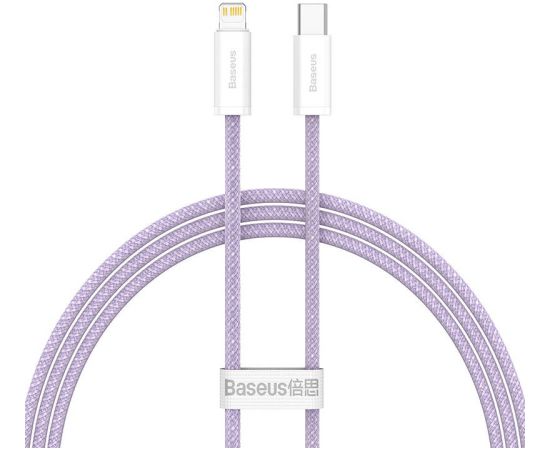 USB-C cable for Lightning Baseus Dynamic Series, 20W, 1m (purple)