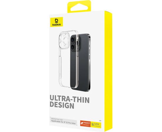 Phone Case for iPhone 15 ProMax Baseus OS-Lucent Series (Clear)