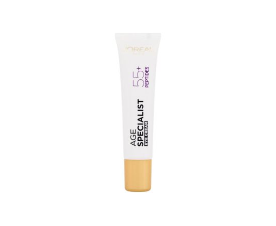 L'oreal Age Specialist / 55+ Peptides & Caffeine Eye Cream 15ml