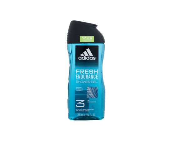 Adidas Fresh Endurance / Shower Gel 3-In-1 250ml New Cleaner Formula