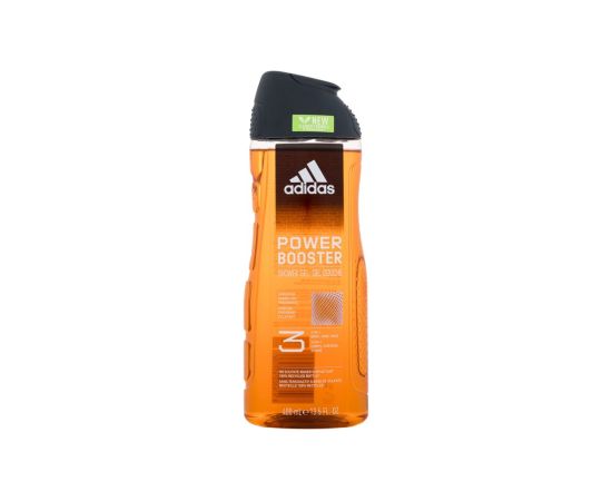 Adidas Power Booster / Shower Gel 3-In-1 400ml New Cleaner Formula