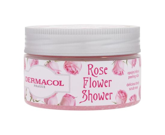 Dermacol Rose Flower / Shower Body Scrub 200g