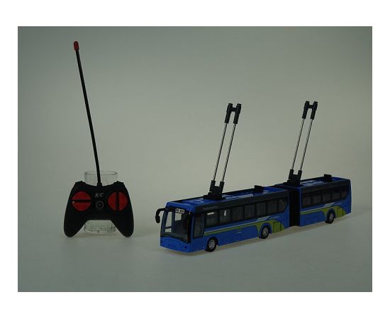 Adar Radio vadāmāis trolejbuss (4 funkcijas, gaisma) ar akkum. USB uzlade 36,5 cm 579248