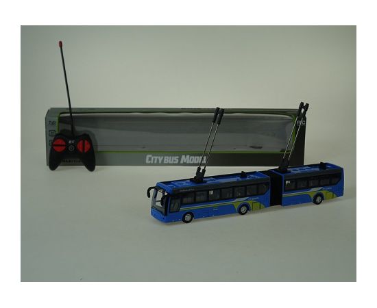 Adar Radio vadāmāis trolejbuss (4 funkcijas, gaisma) ar akkum. USB uzlade 36,5 cm 579248