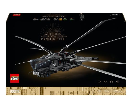 LEGO Icons Kāpa: Atreides Royal Ornithopter (10327)