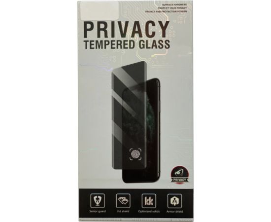 Защитное стекло дисплея Full Privacy Apple iPhone 14 Pro черное
