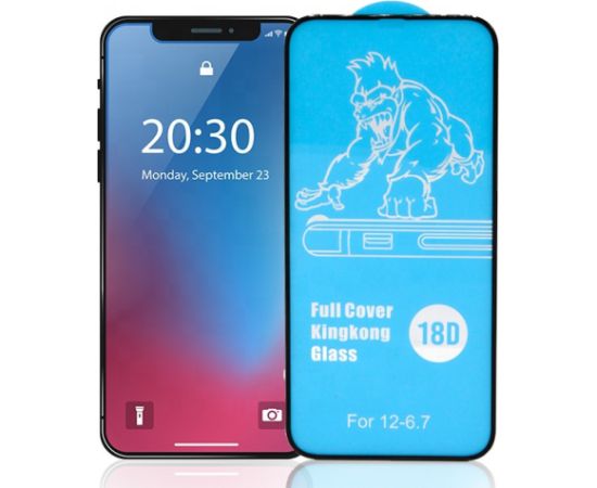 Tempered glass 18D Airbag Shockproof Xiaomi Redmi Note 10 4G/Note 10S/Poco M5s black