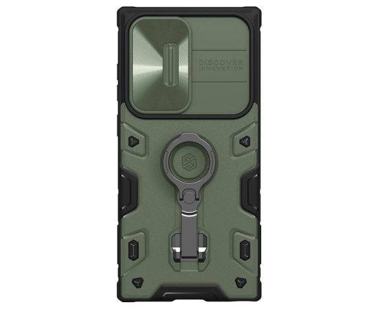 Nillkin CamShield Armor Pro case for Samsung Galaxy S23 Ultra (dark green)