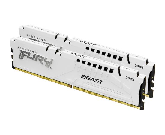 Kingston Technology FURY 32GB 5200MT/s DDR5 CL36 DIMM (Kit of 2) Beast White EXPO