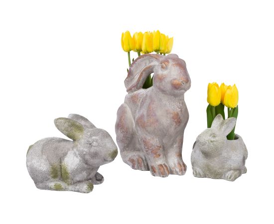 Planter HOPSY 28,5x17,5xH27cm, rabbit