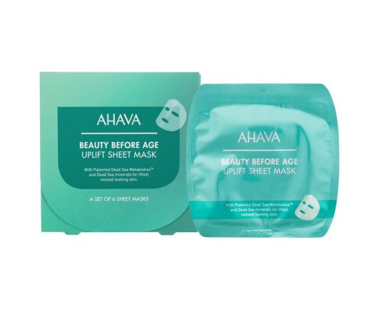 Ahava Beauty Before Age / Uplift Sheet Mask 6pc