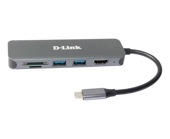 D-Link DUB-2327  6-in-1 USB-C Hub mit HDMI/USB-PD/SD-Reader retail