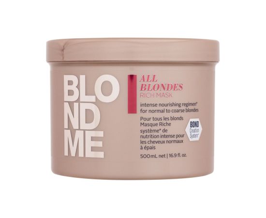 Schwarzkopf Blond Me / All Blondes 500ml Rich Mask