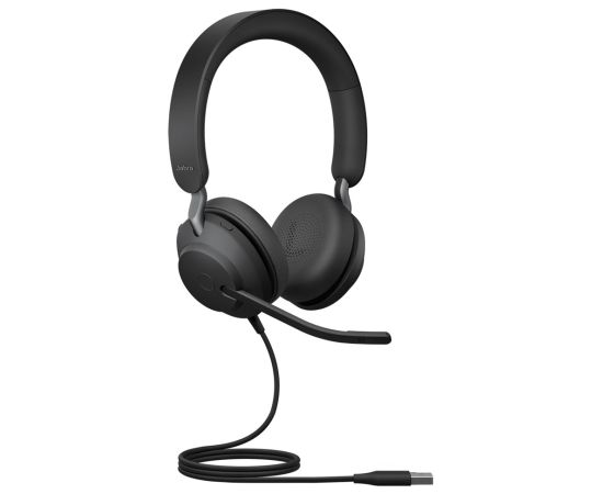 Jabra Evolve2 40 SE Headset Wired Head-band Calls/Music USB Type-A Black