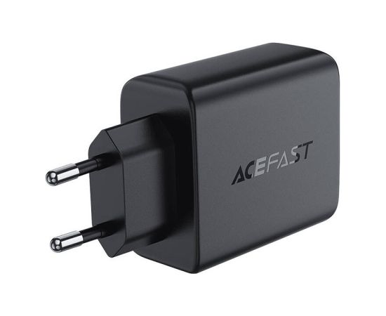 Wall charger Acefast A61 GaN 2xUSB-A, 2xUSB-C PD45W EU (black)
