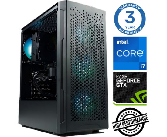 INTOP i7-12700F 16GB 250SSD M.2 NVME GTX1650 4GB no-OS