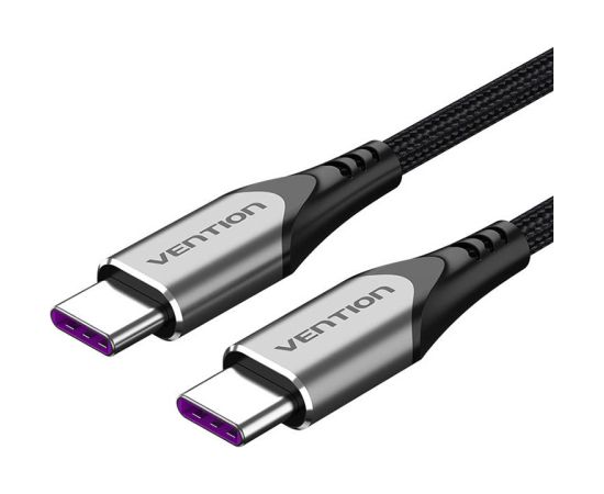 USB-C to USB-C Charging Cable, Vention TAEHF, PD 5A, 1m (black)