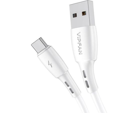 USB to USB-C cable Vipfan Racing X05, 3A, 1m (white)