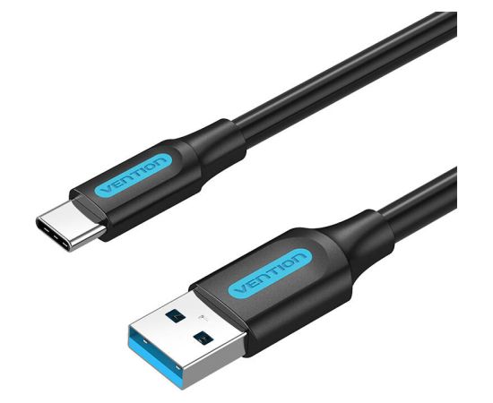 USB 3.0 A to USB-C Cable Vention COZBH 2m Black PVC