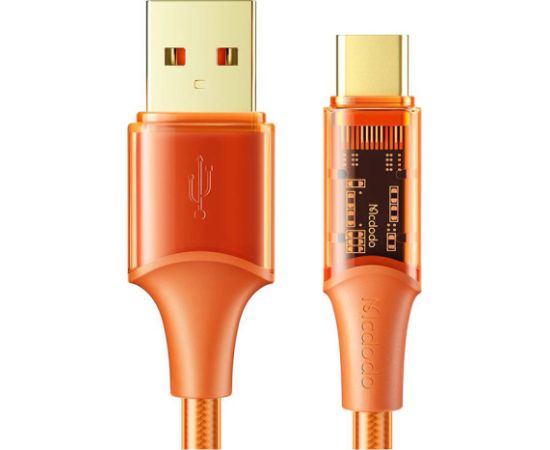 Cable USB-C  Mcdodo CA-3150, 6A, 1.8m (orange)