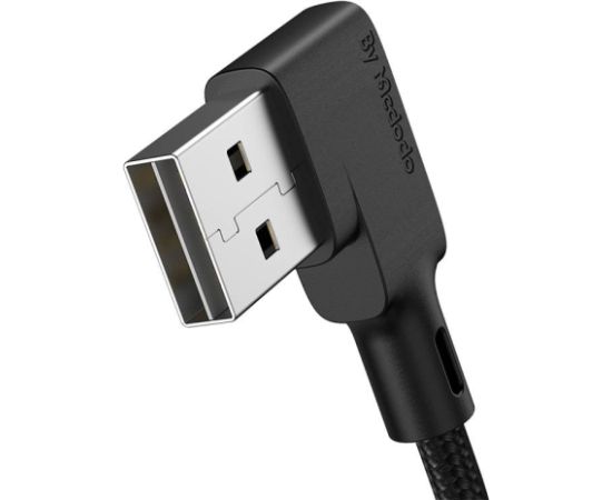 USB to USB-C cable, Mcdodo CA-7310, angled, 1.8m (black)