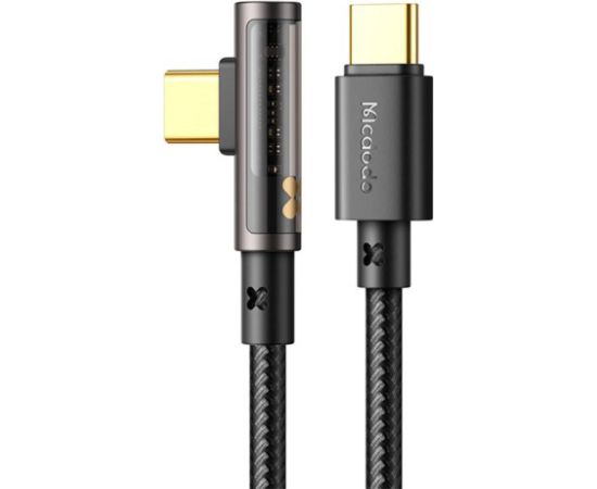 USB to USB-C Prism 90 degree cable Mcdodo CA-3400, 100W, 1.2m (black)