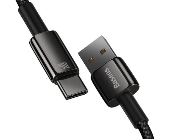 Baseus Tungsten Gold Cable USB to USB-C, 100W, 1m (black)