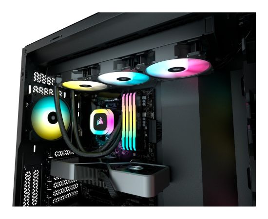 Corsair H150 RGB Liquid CPU Cooler, water cooling (black)