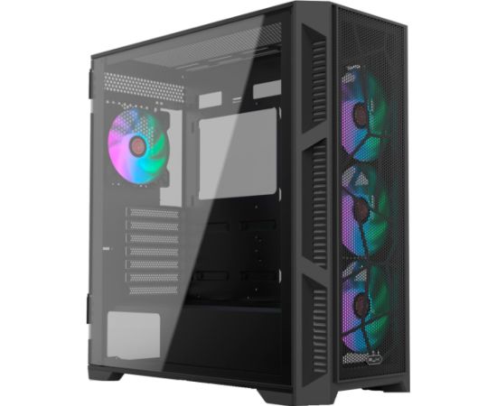 RAIJINTEK PONOS ULTRA MS4, tower case (black, side panel made of tempered glass)