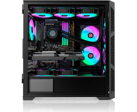 RAIJINTEK PONOS ULTRA MS4, tower case (black, side panel made of tempered glass)