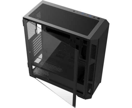 RAIJINTEK PONOS ULTRA MS4, tower case (black, side panel made of tempered glass)