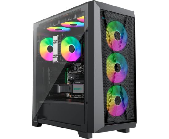 Xilence XILENT X X912.ARGB, tower case (black, tempered glass)