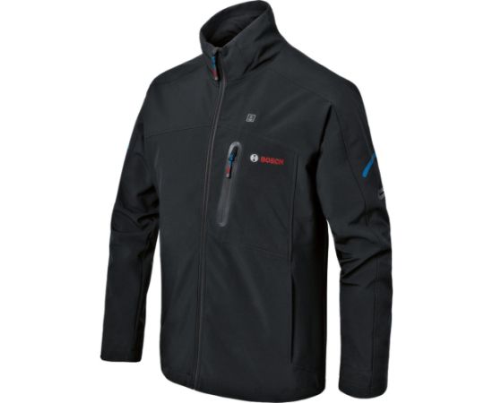 Bosch Heat+Jacket GHJ 12+18V kit size 3XL, work clothing (black, incl. charging adapter GAA 12V-21, 1x 12-volt battery)