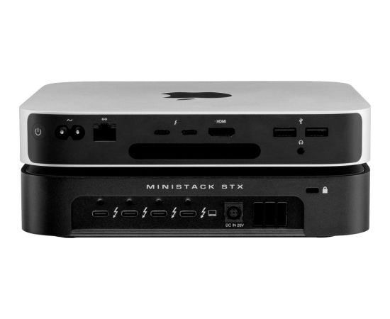 OWC miniStack STX, Thunderbolt 4, Drive Enclosure (black, Stackable Storage Enclosure with Thunderbolt Hub Xpansion)