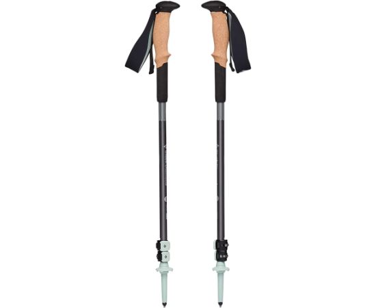 Black Diamond trekking poles Pursuit Shock S/M, fitness device (grey/green, 1 pair, 110-125 cm)