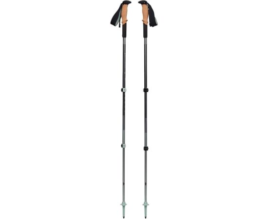 Black Diamond trekking poles Pursuit Shock S/M, fitness device (grey/green, 1 pair, 110-125 cm)