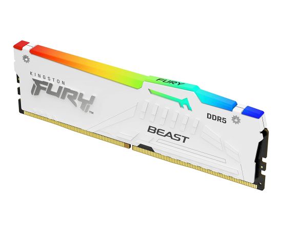 Kingston FURY 32 GB DDR5-6000, memory (white, KF560C36BWEA-32, Beast RGB, EXPO)