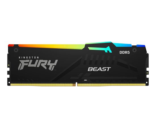 Kingston 32 GB DDR5-4800, memory (black, KF548C38BBA-32, Beast RGB, XMP)